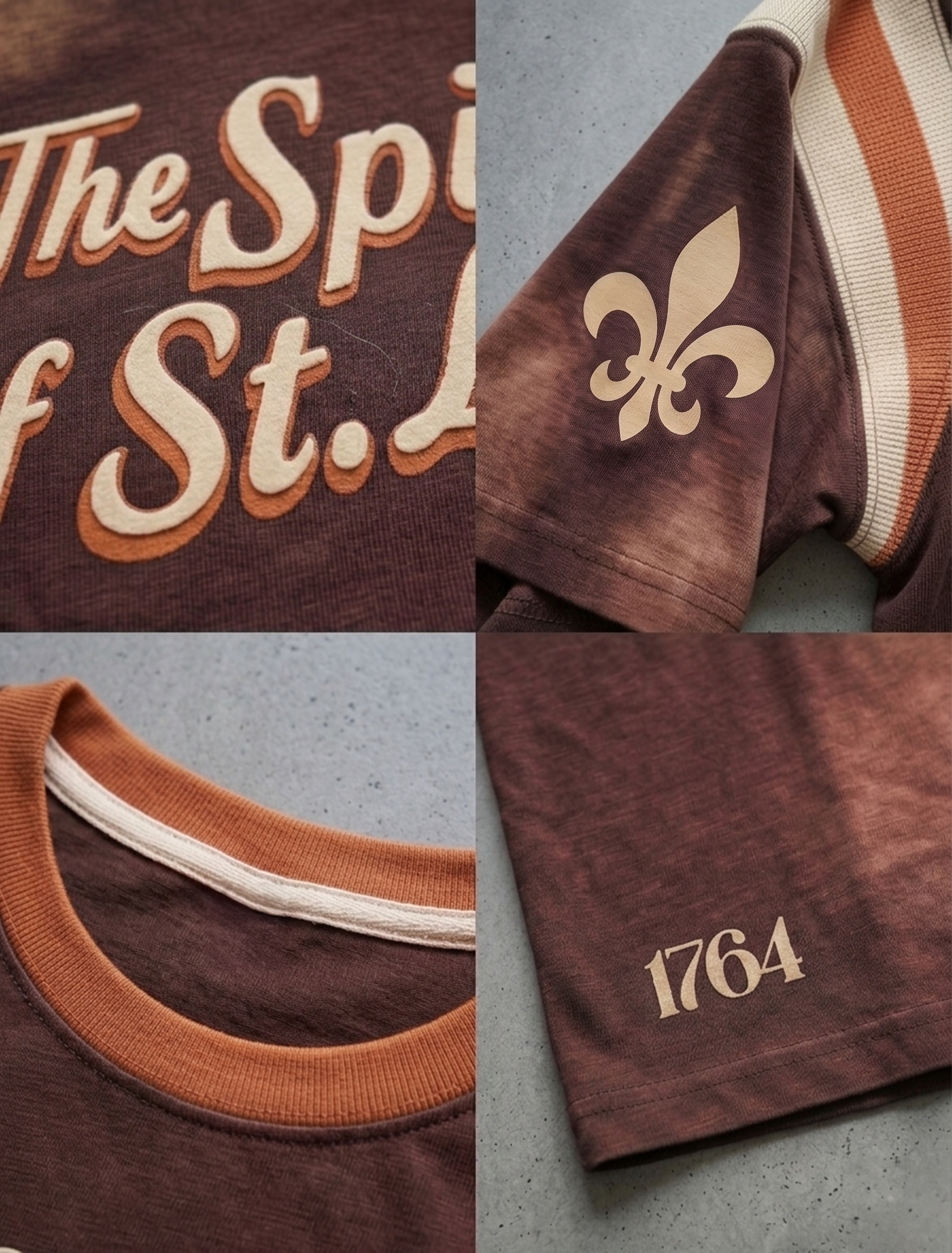 Unisex Athletic Top Brown