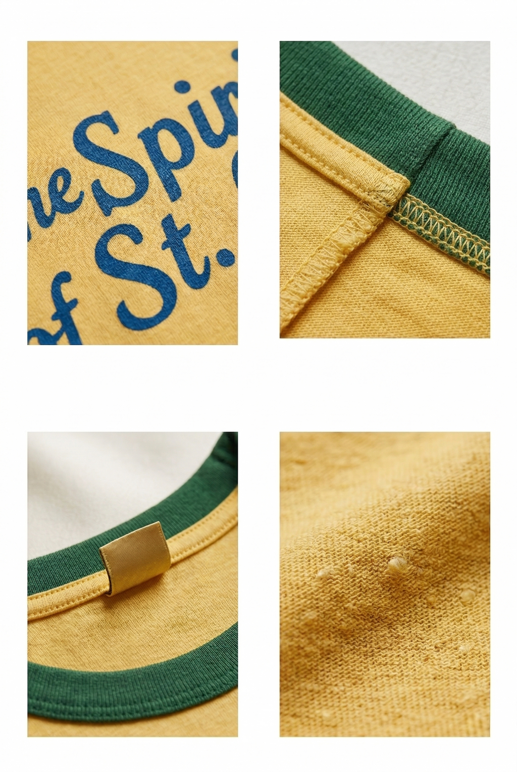 Woman's Ringer Yellow