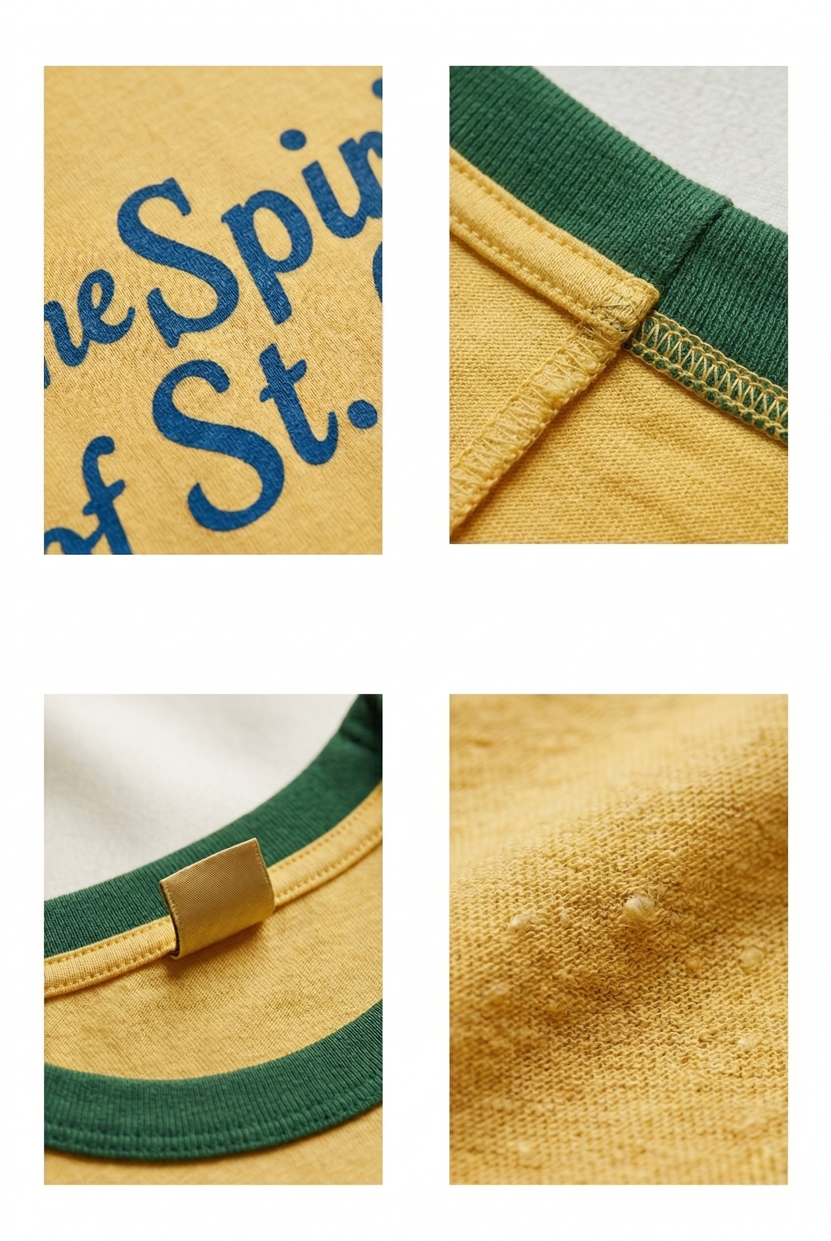 Woman's Ringer Yellow